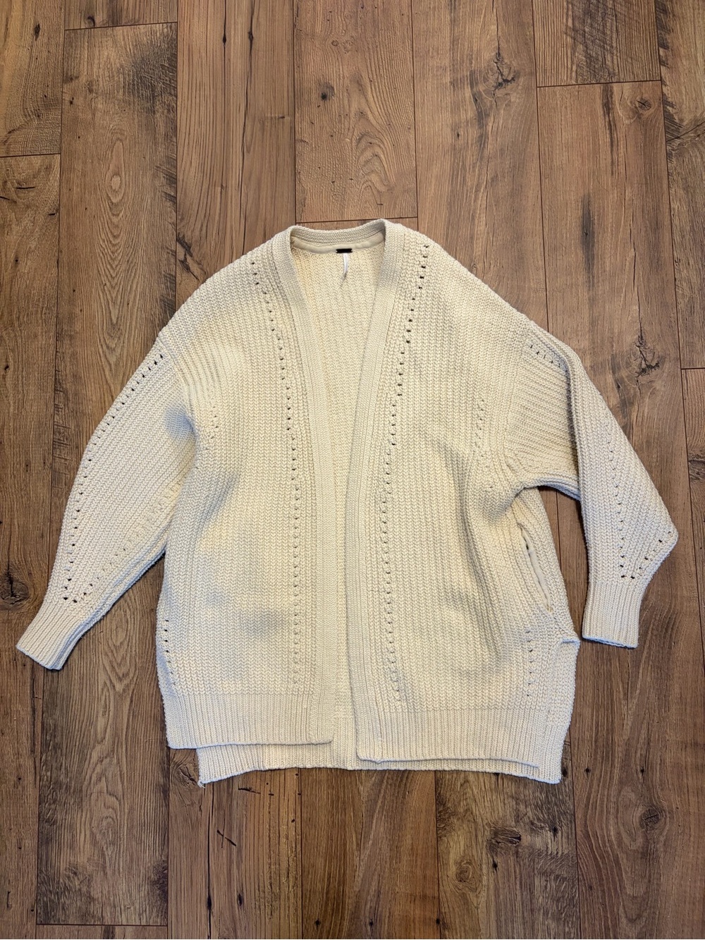 Free People Nightingale Cardigan Sweater Cream Size Small